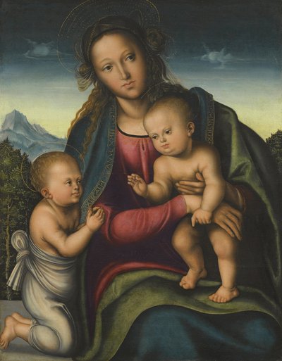 Madonna con el Niño Jesús y San Juan de Lucas Cranach the Elder